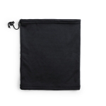 Bragas para cuello con logo 280 gr/m2 con cierre ajustable Adjust Warm color negro cuarta vista