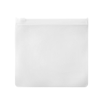 Bolsas para mascarillas con logo pequeñas de EVA con cierre Small color blanco