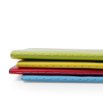 Cuaderno personalizado de colores llamativos A5 hojas lisas University color amarillo tercera vista