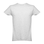 Camisetas publicitarias baratas de algodón cardado 150 g/m2 THC Luanda color gris claro