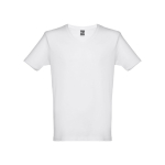 Camiseta personalizada barata unisex de algodón 150 g/m2 THC Athens color blanco primera vista