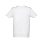 Camiseta personalizada barata unisex de algodón 150 g/m2 THC Athens color blanco segunda vista