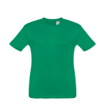 Camiseta personalizada para niños barata algodón 150 g/m2 THC Quito color verde