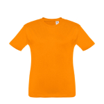 Camiseta personalizada para niños barata algodón 150 g/m2 THC Quito color naranja