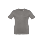 Camiseta personalizada para niños barata algodón 150 g/m2 THC Quito color gris oscuro primera vista