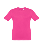 Camiseta personalizada para niños barata algodón 150 g/m2 THC Quito color fucsia