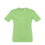 Camiseta personalizada para niños barata algodón 150 g/m2 THC Quito color verde claro