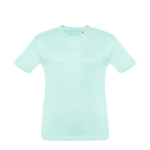 Camiseta personalizada para niños barata algodón 150 g/m2 THC Quito color verde menta