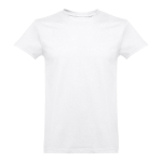 Camisetas con logotipo unisex de algodón cardado 190 g/m2 THC Ankara color blanco