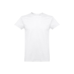 Camiseta promocional para niños en algodón 190 g/m2 THC Ankara Kids WH color blanco primera vista