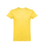 Camiseta promocional para niños en algodón 190 g/m2 THC Ankara Kids WH color amarillo