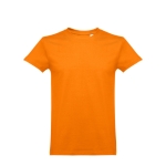 Camiseta promocional para niños en algodón 190 g/m2 THC Ankara Kids WH color naranja