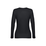 Camisetas de publicidad para mujer en algodón 150 g/m2 THC Bucharest color negro segunda vista