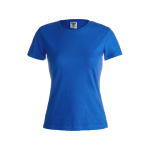 Camisetas de propaganda para mujer de 100% algodón 180 g/m2 Keya color azul primera vista