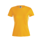 Camisetas de propaganda para mujer de 100% algodón 180 g/m2 Keya color dorado primera vista