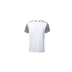 Camiseta técnica sublimada bicolor de poliéster 135 g/m2 MKT Troser color blanco primera vista