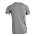 Camiseta técnica sublimada bicolor de poliéster 135 g/m2 MKT Troser color blanco