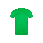 Camisetas para niños deportivas en poliéster transpirable 135 g/m2 MKT color verde primera vista