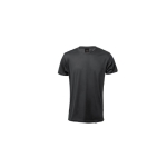 Camiseta de deporte en material RPET transpirable 135 g/m2 MKT Markus color negro primera vista