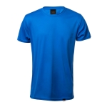 Camiseta de deporte en material RPET transpirable 135 g/m2 MKT Markus color azul