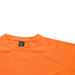 Camiseta técnica de manga larga de poliéster 135 g/m2 MKT Maik color naranja quinta vista