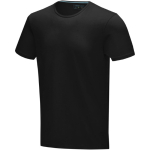 Camisetas publicitarias de algodón orgánico de 200 g/m2 Elevate NXT color negro