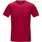 Camiseta publicitaria de algodón orgánico de 200 g/m2 Elevate NXT color rojo segunda vista frontal