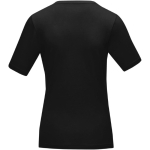 Camiseta propaganda para mujer algodón orgánico 200 g/m2 Elevate NXT color negro segunda vista trasera