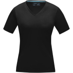 Camiseta propaganda para mujer algodón orgánico 200 g/m2 Elevate NXT color negro segunda vista frontal
