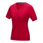 Camisetas propaganda para mujer algodón orgánico 200 g/m2 Elevate NXT color rojo