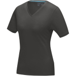 Camiseta propaganda para mujer algodón orgánico 200 g/m2 Elevate NXT color gris oscuro