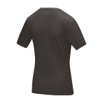 Camiseta propaganda para mujer algodón orgánico 200 g/m2 Elevate NXT color gris oscuro tercera vista trasera