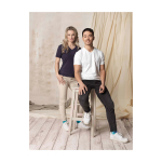 Camiseta propaganda para mujer algodón orgánico 200 g/m2 Elevate NXT color gris oscuro imagen de estilo de vida