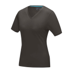 Camiseta propaganda para mujer algodón orgánico 200 g/m2 Elevate NXT color gris topo
