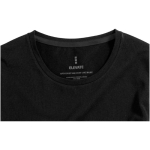Camiseta de algodón orgánico suave para eventos 200 g/m2 Elevate NXT color negro vista detalle 1
