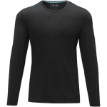 Camiseta de algodón orgánico suave para eventos 200 g/m2 Elevate NXT color negro segunda vista frontal