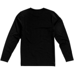 Camiseta de algodón orgánico suave para eventos 200 g/m2 Elevate NXT color negro vista plana