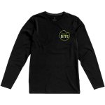 Camiseta de algodón orgánico suave para eventos 200 g/m2 Elevate NXT color negro vista impresión serigrafía