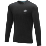 Camiseta de algodón orgánico suave para eventos 200 g/m2 Elevate NXT color negro vista impresión serigrafía