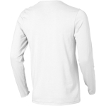 Camisetas de algodón orgánico suave 200 g/m2 Elevate NXT color blanco vista trasera