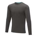 Camisetas de algodón orgánico suave 200 g/m2 Elevate NXT color gris oscuro