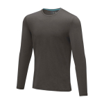 Camiseta de algodón orgánico suave para eventos 200 g/m2 Elevate NXT color gris oscuro