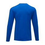 Camiseta de algodón orgánico suave para eventos 200 g/m2 Elevate NXT color azul real segunda vista trasera