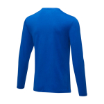 Camiseta de algodón orgánico suave para eventos 200 g/m2 Elevate NXT color azul real tercera vista trasera