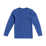 Camiseta de algodón orgánico suave para eventos 200 g/m2 Elevate NXT color azul real vista plana