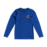 Camiseta de algodón orgánico suave para eventos 200 g/m2 Elevate NXT color azul real vista impresión serigrafía