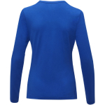 Camisetas para propaganda de algodón orgánico 200 g/m2 Elevate NXT color azul real segunda vista trasera