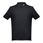Polos personalizados en diversos colores y algodón 195 g/m2 THC Adam color negro