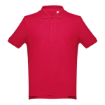 Polos personalizados en diversos colores y algodón 195 g/m2 THC Adam color rojo