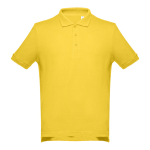 Polos personalizados en diversos colores y algodón 195 g/m2 THC Adam color amarillo